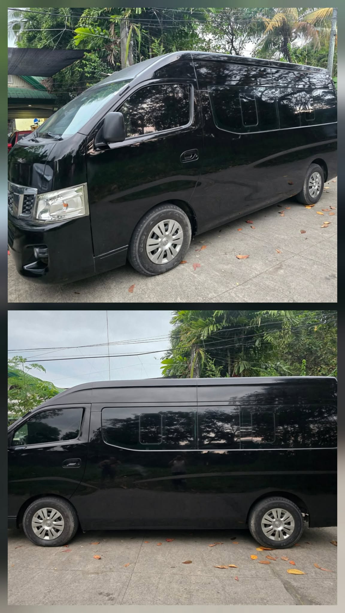 Black passenger van — actual RMP vehicle photograph