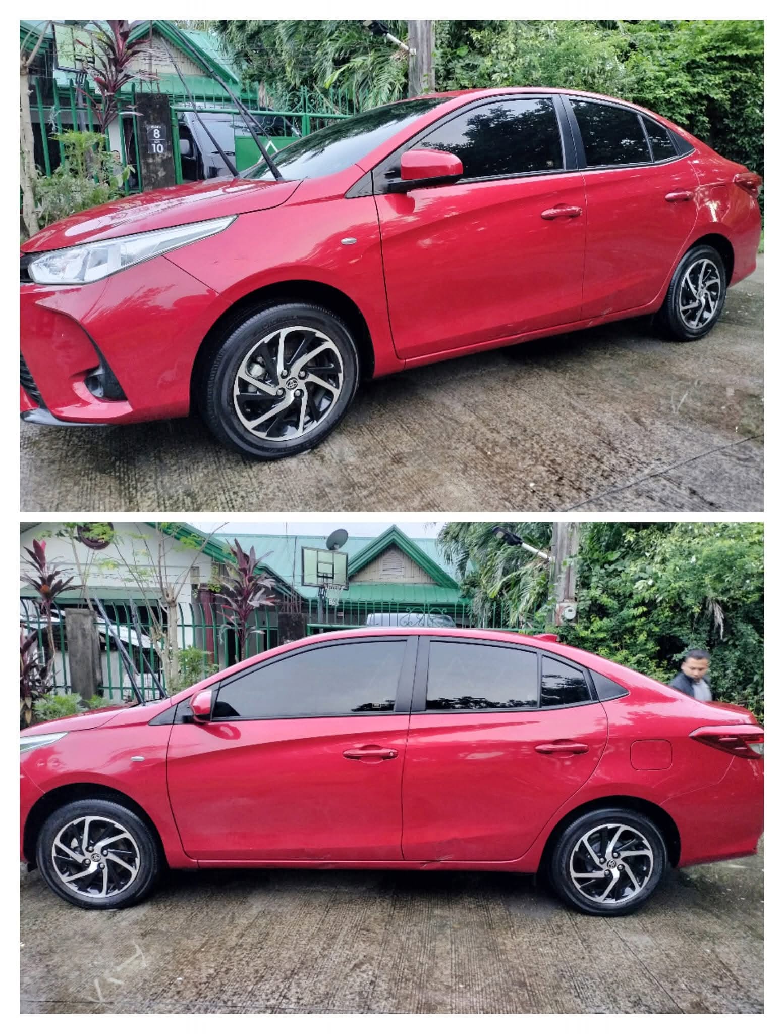 Toyota Vios — Red — actual RMP vehicle photograph